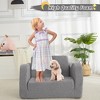 Toddler Couch,Toddler Chair,Kids Sofa Chair 2-in-1 Baby Seat Furniture Fold Out, Convertible Sofa to Lounger Soft Comfy Glow in The Dark Kids Sofa Bed Gifts for Kids Girl Boys - 4 of 4