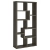 TOAOTBNBO Geometric Bookcase with 8 Open Stroage Compartment, Library Tall Bookshelves for Display Solid Wood Book Shelf - 2 of 4