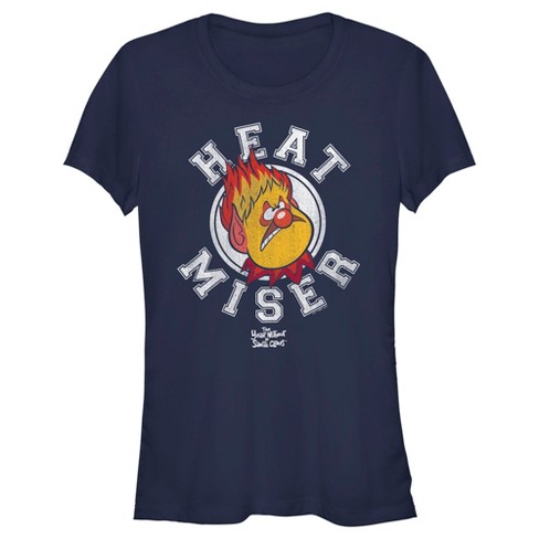 Juniors Womens The Year Without a Santa Claus Heat Miser Stamp T-Shirt - image 1 of 4