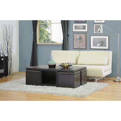Coffee Table With Stools Target, Convertible Coffee Table With Stools