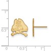 Black Bow Jewelry 14k Yellow Gold East Carolina Pirates NCAA Post Earrings - 2 of 3