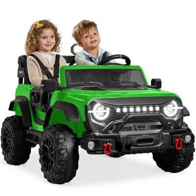 Best Choice Products Kids 24V 2-Seater Electric Ride-On Car Truck w/ Parent Control, Bluetooth, LED Lights