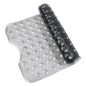 Cameo Non-Slip Bathtub mat, 40" x 16" Shower Mat with Suction Cups and Water Drain Holes, Extra Long Bath Mat, BPA, LaTeX, Phthalate Free - 1 of 4