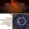 Propane Fire Pit Table with Wind Guard and Rain Cover, Glass Beads, Sturdy Steel Anti-Rust Finish, CSA Safety Certified for Patio Yard Garden - 2 of 4