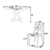5 Piece Dining Table Set for 4, Round Extendable Kitchen Table with 4 Upholstered Chairs, Kitchen Breakfast Table Set for Kitchen Living Room - 4 of 4