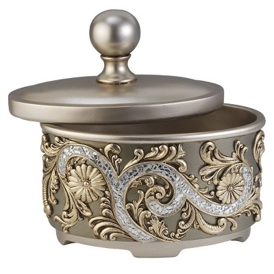 OK Lighting Silver Vine Decorative Box