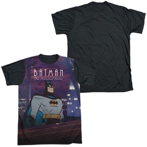Men's Batman The Animated Series Roof Top Short Sleeve Costume T-Shirt - 1 of 4