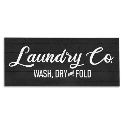 Stupell Industries Rustic Laundry Co Sign, 48" x 20"