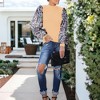 Anna-Kaci Women's Sequin Puffed Long Sleeve Mock Neck Pullover for Party Wear - 3 of 4