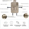 TruAIR Back Seat Car Organizer with Tray Ð Foldable Tablet Holder and Storage - 4 of 4