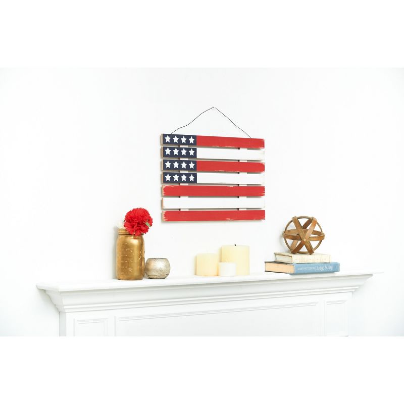C&F Home American Flag Hanging Fourth of July Wall Art, 3 of 8