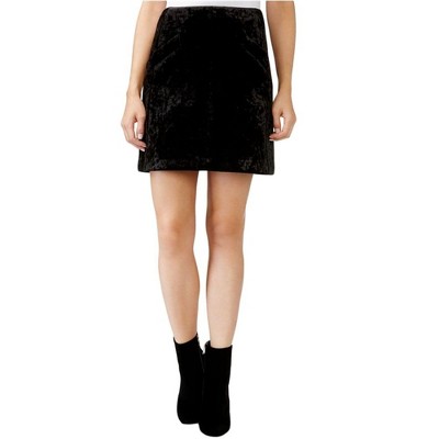 Rachel Roy Womens Velvet A-line Skirt