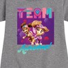 Girls' - Paw Patrol - Skye Team Awesome Graphic Short Sleeve Fleece Dress - 2 of 4