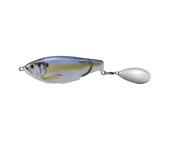 LiveTarget Lures Commotion Shad Hard Bait Lure - Pearl Blue Shad - 3 1/2" - 5/8 oz