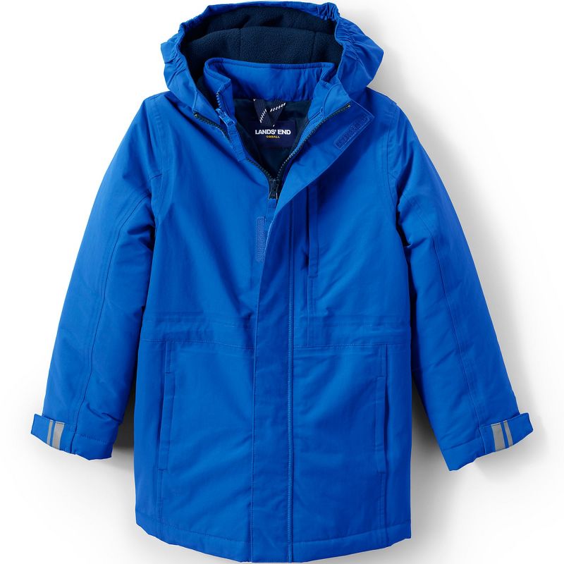 Lands' End Kids Squall Waterproof Insulated 3 in 1 Parka, 1 of 7