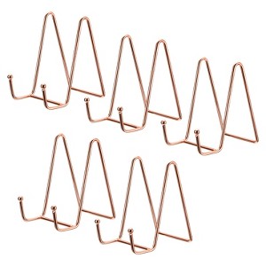 Unique Bargains Iron Durable Picture Frame Book Decorative Easels or Plate Stands 5 Pcs - 1 of 4