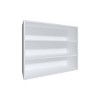 INFURNIC Decorative Wall Shelf Wally 3-Tier Open Wall Cabinet with Spacious Shelves for Storage and Display Modern Design, White, 12"*36"*30" - 2 of 4