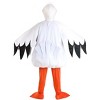 HalloweenCostumes.com 4X Mens Men's Plus Size The Little Mermaid Scuttle Halloween Costume | Seagull Outfit for Adults, White/Orange/Black - image 3 of 4