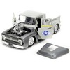 1956 Ford F-100 Pickup Truck Tan & Gray Met. and Guile Diecast Figure "Street Fighter" Video Game 1/24 Diecast Model Car by Jada - 2 of 4