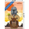 Trends International Star Wars: The Mandalorian - Geo Pop Sunset Unframed Wall Poster Prints - 3 of 4