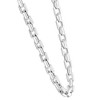 Pompeii3 Men's Polished Steel Single Tone Clasp 9.5mm Flexible Link  24" Chain - 2 of 3