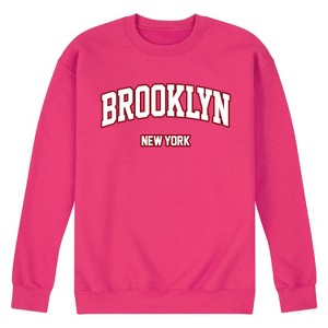 Men's - Instant Message - Brooklyn New York Graphic Fleece Sweatshirt - 1 of 4