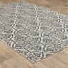 Farrah Floral Trellis Area Rug Ivory/Blue - Captiv8e Designs - image 3 of 4