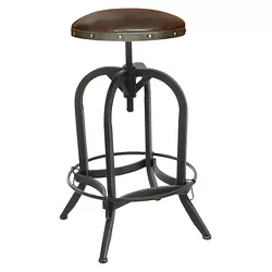 Silla 33.5" Barstool - Brown Christopher Knight Home