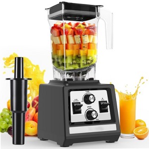 Itopfox Blender for Smoothies with 1800W Peak Power, 68oz BPA-Free Pitcher, Timer & Speed Control, 6 Stainless Steel Blades, Dishwasher Safe - 1 of 4