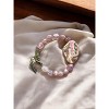 Michelle Marie Boutique's Strawberry Quartz and Rhodonite Stretch Bracelet | A Delicate and Earthy Combination - 3 of 4