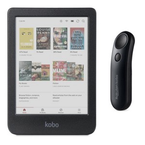 Kobo Clara Color (Black) eReader with Black Remote Bundle - 1 of 4