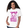 Betty Boop Not Your Babe Biker Womens Graphic T Shirt Tees Brisco Brands - 3 of 4