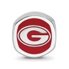 Black Bow Jewelry Sterling Silver Georgia Bulldogs NCAA Bead Charm - 3 of 4