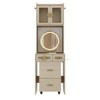 Karl Home Makeup Vanity Set with LED Lights and Power Outlets - 4 of 4