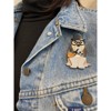 Wrapables Acrylic Fashion Brooch Pin for Sweaters, Coats, Scarves, and Bags, Cool Doggy - 3 of 4