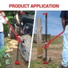 Utility Farm Jack,6600 Lbs Largr Weight Capacity High Lift Jacks,3 Ton Heavy Duty Off Road Utility Jack for Truck,Tractor,Car Travel Camping - 4 of 4