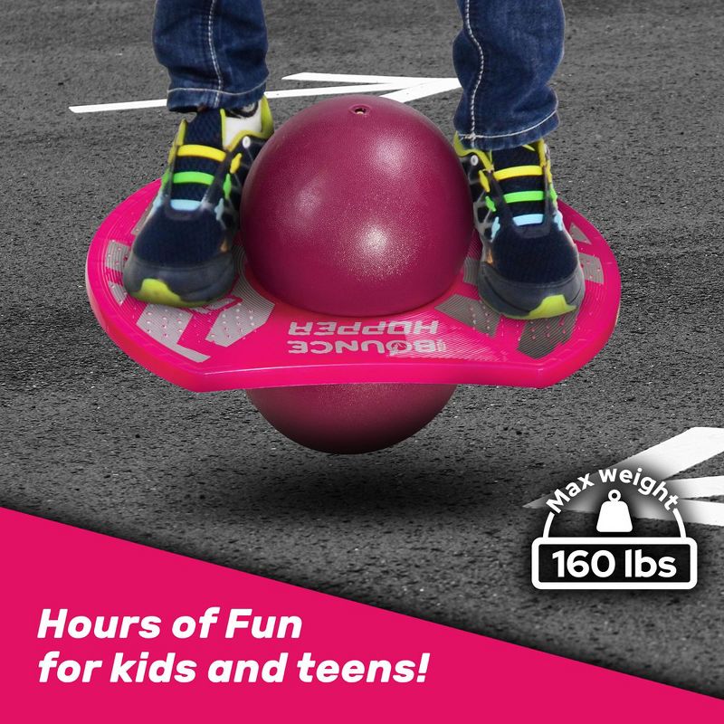 New Bounce Pogo Ball Hopper for Kids - Pogo Trick Board Balance Ball, 2 of 8