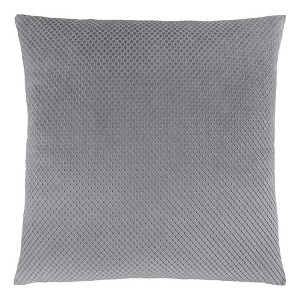 TopComfy Support Pillow Decorative Throw Pillow with Velvet Finish for Sofa or Bed Use, Silver, 17"*17"*2" - 1 of 4