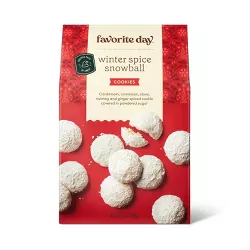 Winter Spice Snowball Cookies - 7oz - Favorite Day™