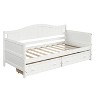 NicBex Twin Size Daybed with Storage 78.2" Wooden Daybed Frame with 2 Spacious Drawers for Living Rooms - image 4 of 4