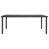 vidaXL Patio Dining Table, Anthracite 74.8"x35.4"x29.1" Steel - 2 of 4