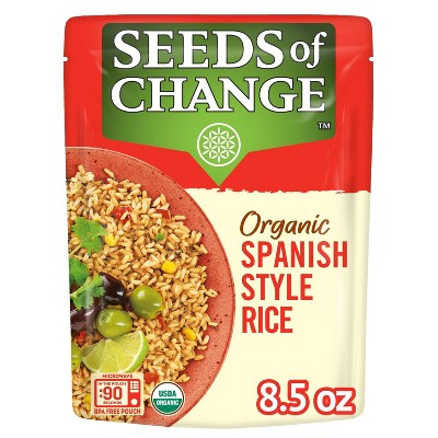 Seeds of Change Organic Spanish Style Rice Mix Microwavable Pouch - 8.5oz
