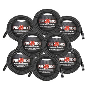 Pig Hog High Performance 8mm XLR Microphone Cable, 25 ft PHM25 - 8 Units - 1 of 4