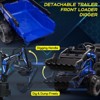 24V 4 in 1 Kids Tractor, Excavator & Bulldozer, Battery Powered Ride On Electric Vehicle - 2 of 4