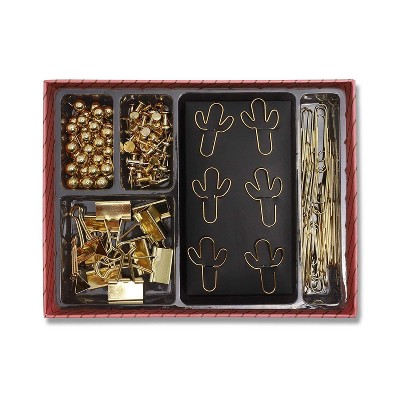 mini gold binder clips