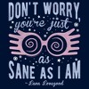 Mens Harry Potter Luna You’re Just As Sane as I Am Sweatshirt - 2 of 4