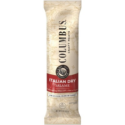 Columbus Italian Dry Salame Deli Meats - 8oz