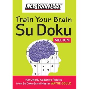 TRAIN YOUR BRAIN SUDOKU MEDIUM - by Wayne Gould (Paperback) - 1 of 1