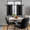 Unique Bargains Short Blackout Polyester Fiber Curtains 2 Panels - 3 of 3