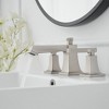 BWE 8 in. Widespread Double Handle Three Holes Bathroom Faucet Water-Saving With Drain Kit - 4 of 4